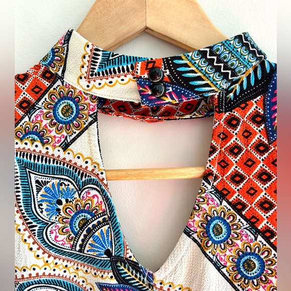 Sisters of the Tribe Petite Swing Boho Dress OR Tunic with Pom Pom Hem - Picture 5 of 11